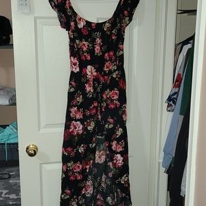 Floral one piece romper